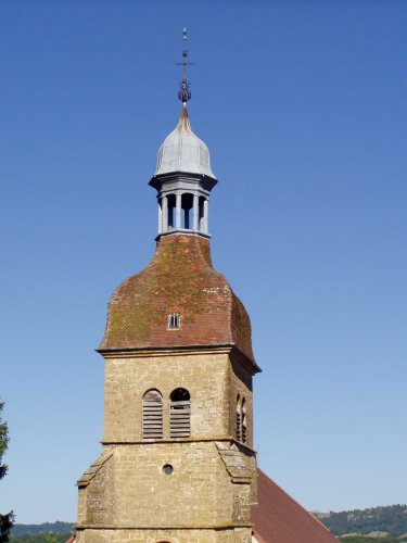 Le clocher de Saint-Lothain avant restauration, photo R-N. Laurençot