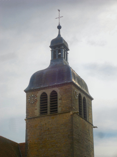 Clocher de Damblain, photo E. Ozenne