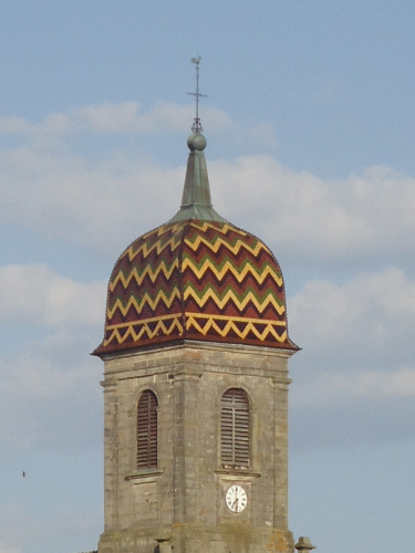 Clocher de Gevigney (70) photo E. Ozenne