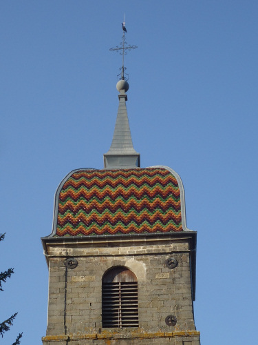 Clocher de Raincourt (70) photo E. Ozenne