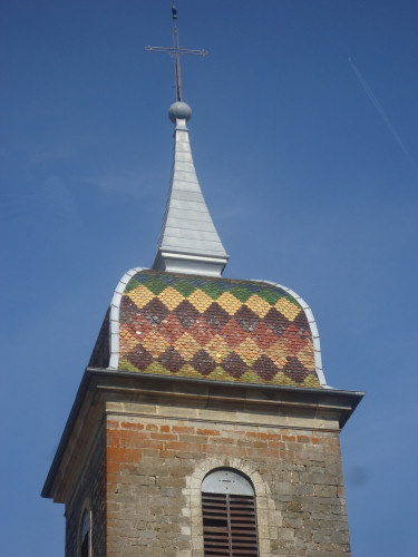 Clocher de Vernois-sur-Mance (70) photo E. Ozenne