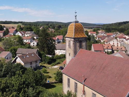 L'église d'Aibre, photo E. Rey