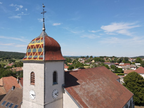 L'église d'Arcey, photo E. Rey