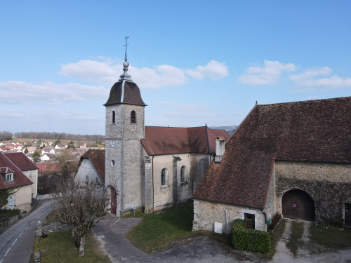 L'église d'Auxon-Dessous, photo E. Rey