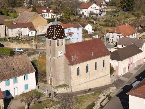 L'église de Bavans, photo E. Rey
