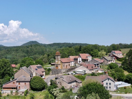 Le village de Belverne, photo E. Rey