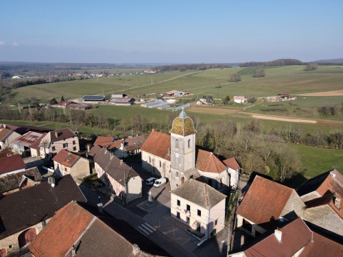 Le village de Cendrey, photo E. Rey