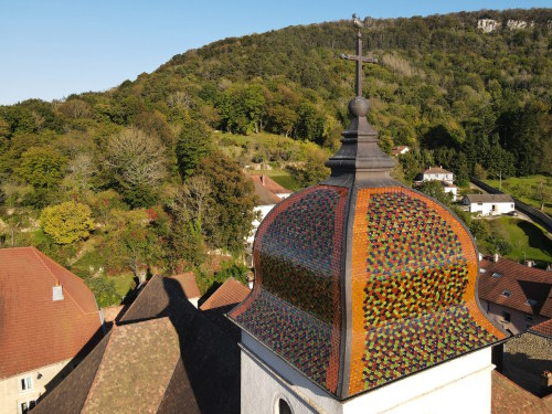 Le clocher Clerval, photo E. Rey