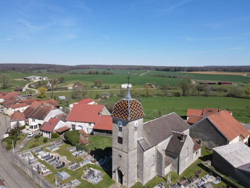 Le village de Cornot, photo E. Rey