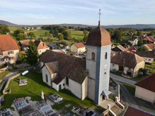 L'église de Crosey-le-Grand, photo E. Rey