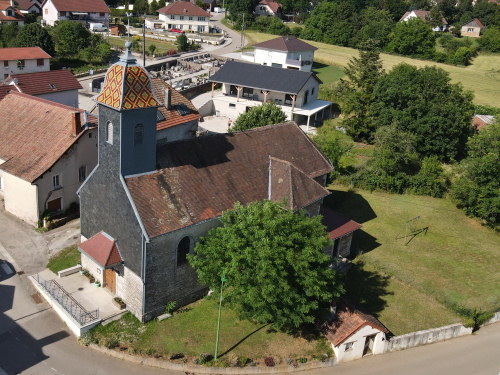 L'église de Grosbois, photo E. Rey