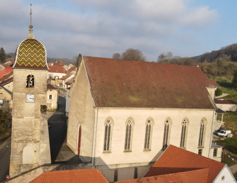 L'église de Mancenans, photo E. Rey