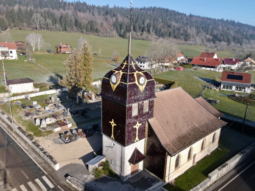 L'église d'Oye-et-Pallet, photo E. Rey