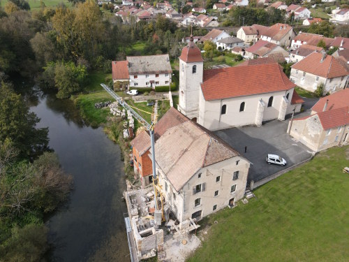 L'église de Rang, photo E. Rey