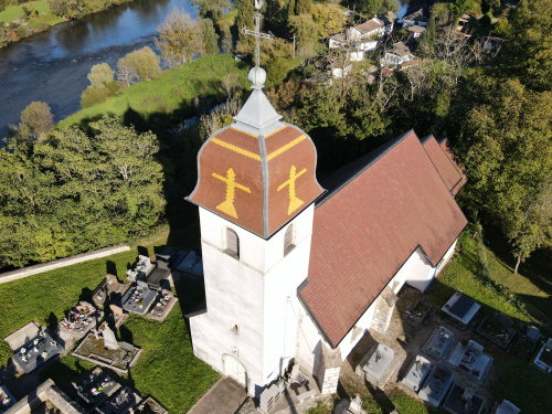 L'église de Roche-lès-Clerval, photo E. Rey