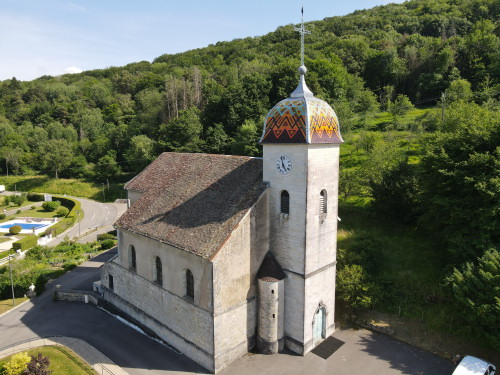 L'église de Roulans, photo E. Rey