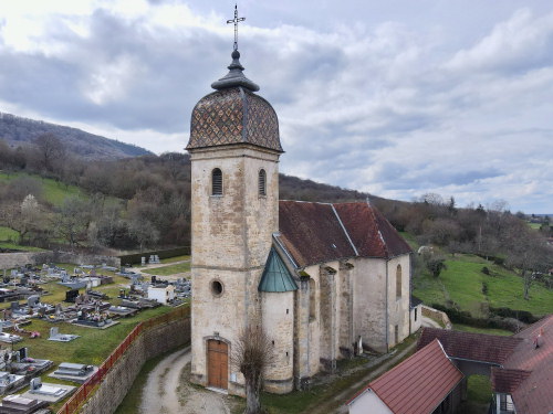 L'église de Vieilley, photo E. Rey