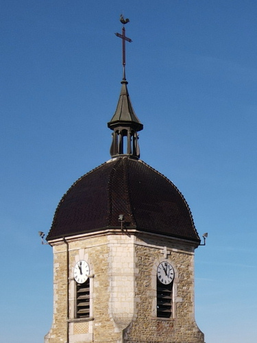 Clocher de Viriat (70) photo E. Rey