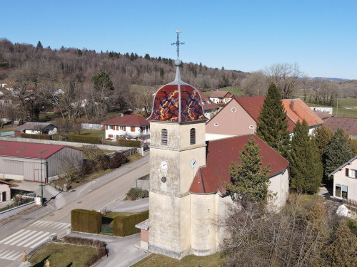L'église de Vuillecin, photo E. Rey