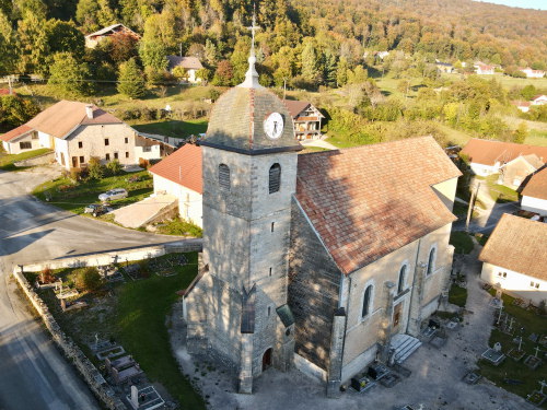 L'église de Vyt-lès-Belvoir, photo E. Rey