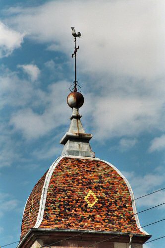 Clocher de Baudoncourt en 2003, photo J. Menneret