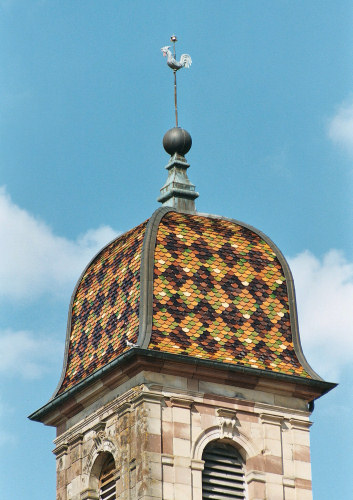 Clocher de Belverne (70) photo J. Menneret