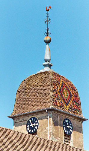 Clocher de Calmoutier (70) photo J. Menneret