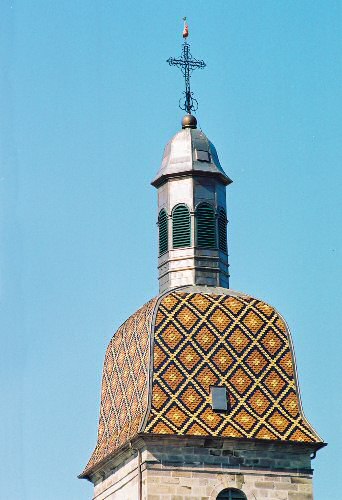 Clocher de Champagney, photo J. Menneret