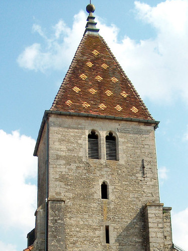 Clocher de Champlitte-la-Ville (70) photo J. Menneret