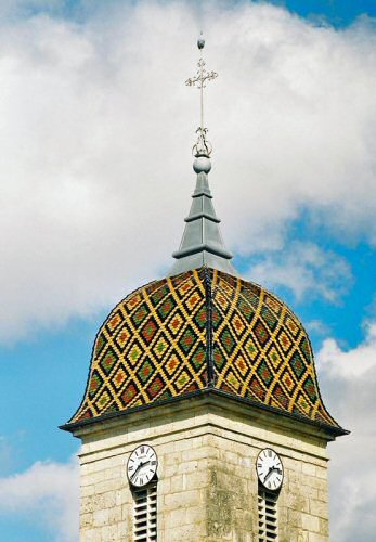 Clocher de Germigney (70), photo J. Menneret