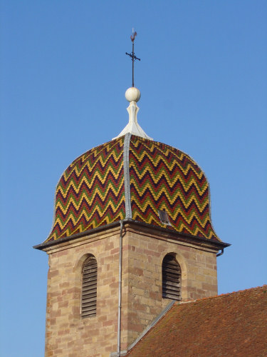 Clocher de Lyoffans (70) photo J. Menneret