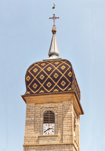 Clocher de Percey-le-Grand, photo J. Menneret