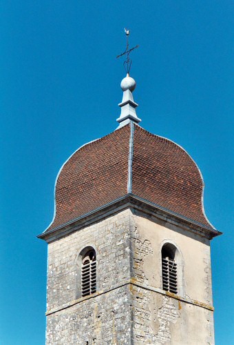 Clocher de Villers-la-Ville (70) photo J. Menneret