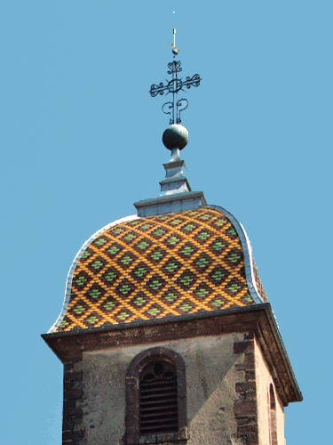 Clocher de Vouhenans (70) photo J. Menneret