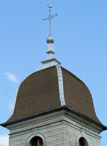 Clocher de Chaux-lès-Clerval, photo J. Masset