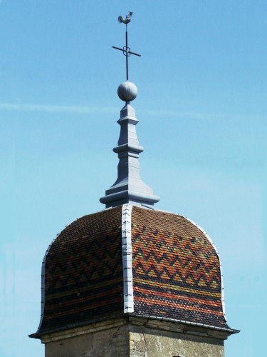 Clocher de Cromary (70), photo J. Masset