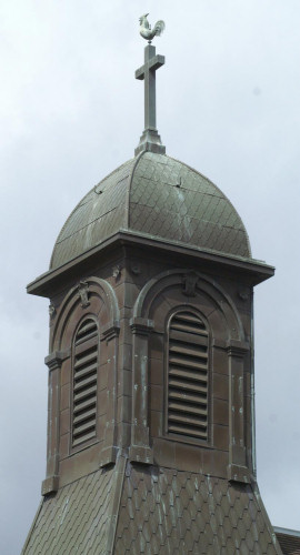 Clocher de l'église d'Ecole-Valentin (25) photo J. Masset