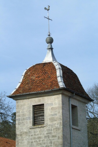 Clocher d'Essernay (70), photo J. Masset