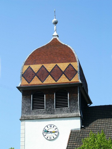 Clocher d'Etupes (25), photo J. masset