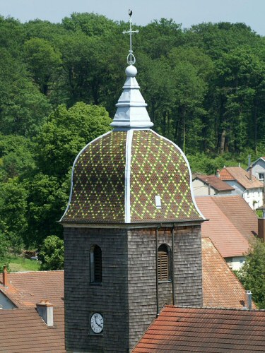Clocher de Fontaine-lès-Clerval (25) photo J. Masset