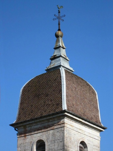 Clocher de Glamondans (25), photo J. Masset