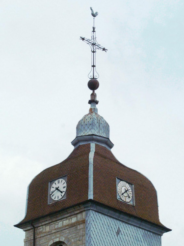 Clocher de Goux-les-Usiers (25) photo J. Masset