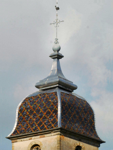 Clocher d'Hurecourt (70), photo J. Masset