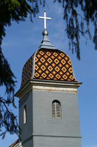 Clocher de Lomont-sur-Crête (25), photo J. Masset