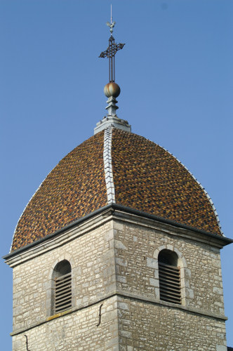 Clocher de Miserey-Salines (25)  photo J. Masset