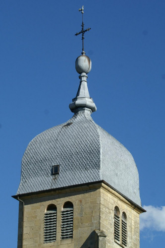 Clocher de Montlebon (25) photo M. Morlin