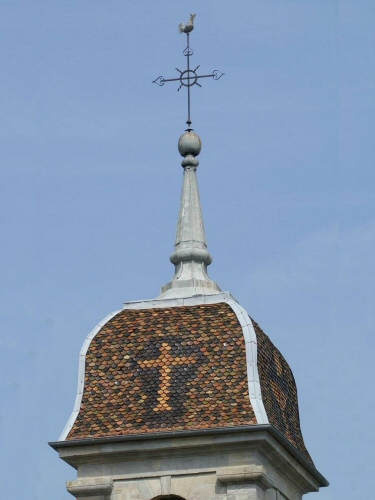 Clocher de Serre-les-Moulières (39) photo J. Masset