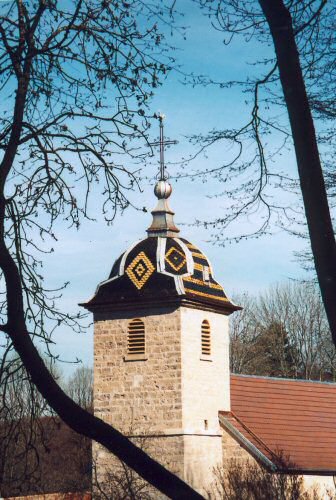 Clocher de Saint-Georges-Armont, photo J. Masset