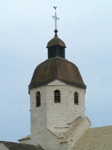 Clocher de Saint-Hymetière (39) photo J. Masset
