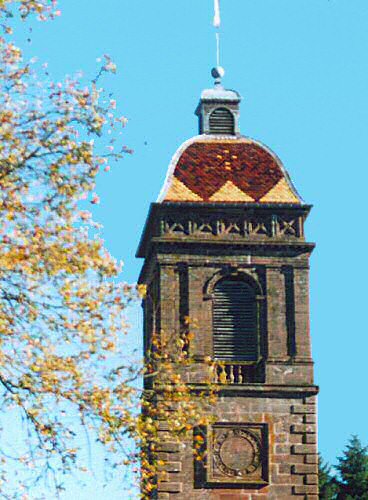 Clocher de Saint-Julien-lès-Montbéliard (25) photo J. Masset
